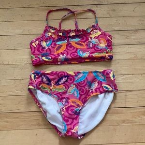 Hanna Andersson girls swimsuit bikini 140